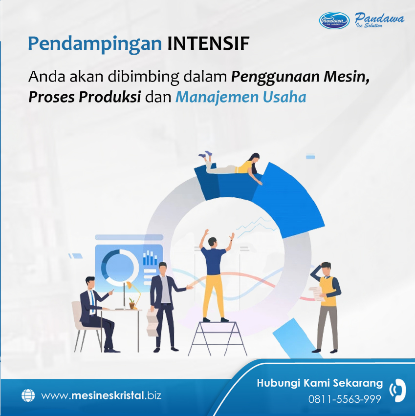 alat pembuat es batu kristal